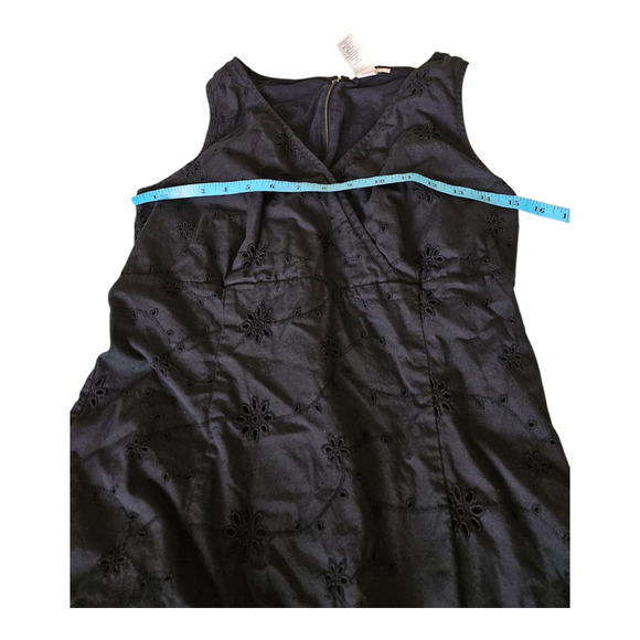 Old Navy Size 6 Black Sleeveless Zip Closure Dress - Picture 8 of 9